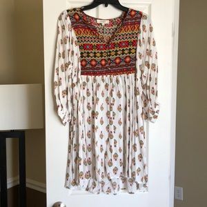 Multi print dress